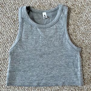 Athletic Gray Workout Tank Top